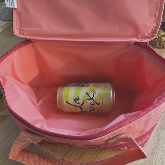 TRADER JOE's 2025 Mini Insulated Reusable Tote Bag, Peach - Picture 11 of 16